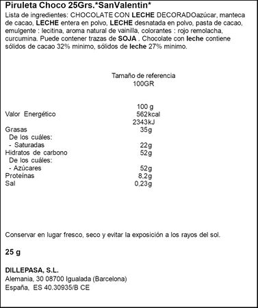 Piruleta de chocolate oso amoroso Lollipops 25g