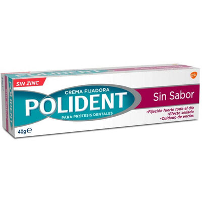 Crema fijadora fuerte para prótesis dentales Polident 40g