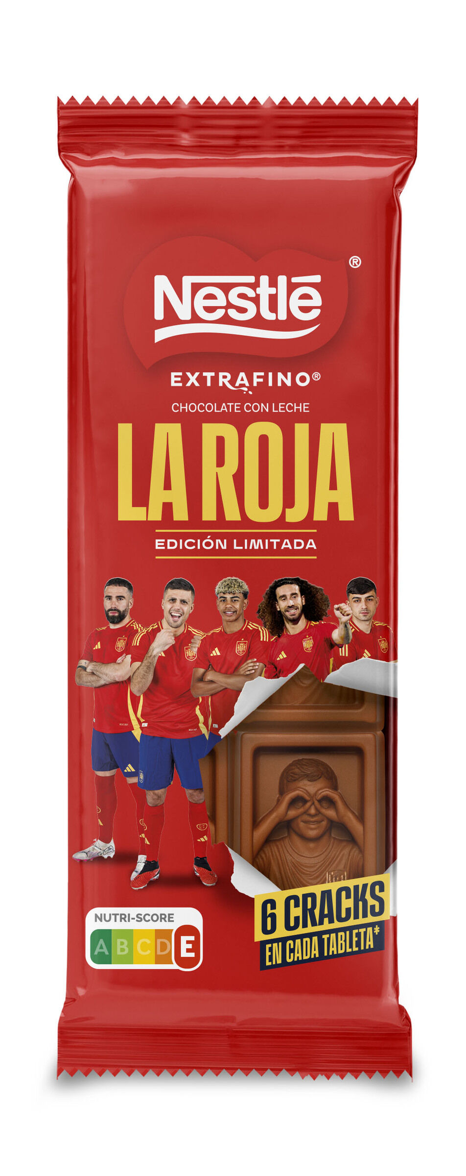 Chocolate con leche extrafino edición limitada La Roja Nestlé 90g