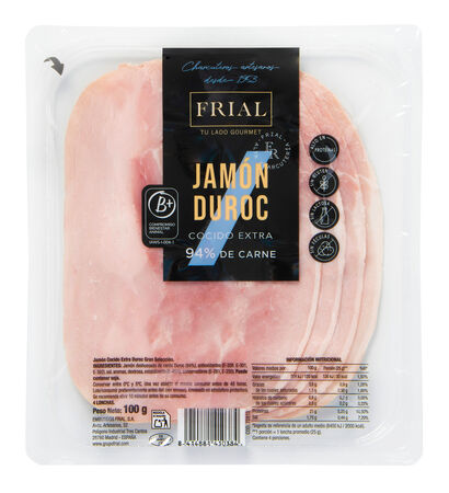 Jamón cocido Duroc Frial 100 gr