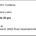 Té verde matcha Undercover 50g