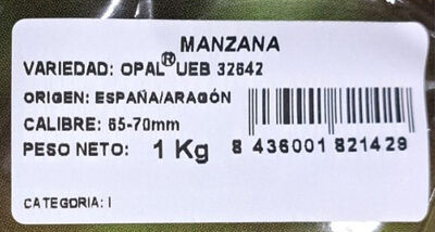 Manzana opal bolsa 1k