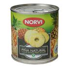 Piña en su jugo sin azucar añadido Norvi 270g
