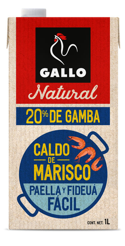 Caldo natural de marisco Gallo 1l