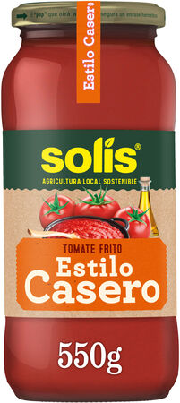 Tomate frito estilo casero con un sabor tradicional Solis 550g