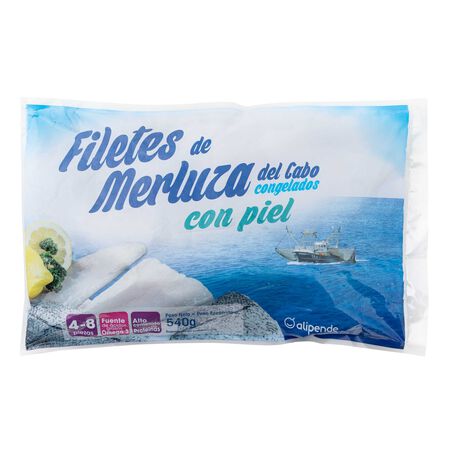 Filetes de merluza Alipende  540g con piel