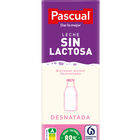 Leche sin lactosa Pascual 1l desnatada
