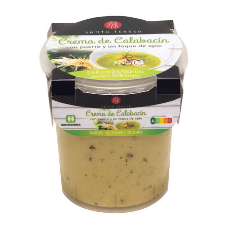 Crema de calabacín Santa Teresa 400ml