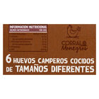 Huevos cocidos camperos de Corral de Monegros 6 unid