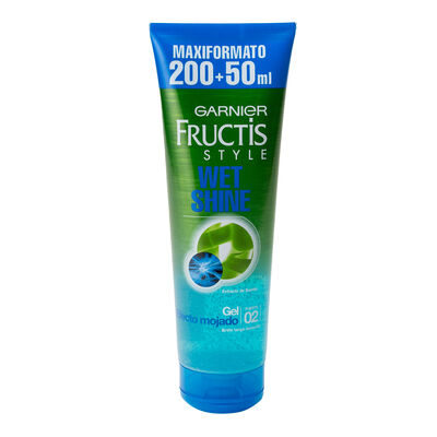 Gel fijador para el cabello Fructis 200ml efecto mojado