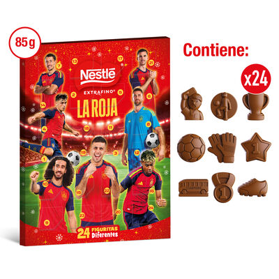 Calendario de adviento extrafino La Roja Nestle 85g