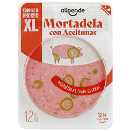 Mortadela Alipende con aceitunas en lonchas 250g