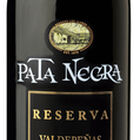 Vino tinto DO Valdepe&ntilde;as Pata Negra reserva