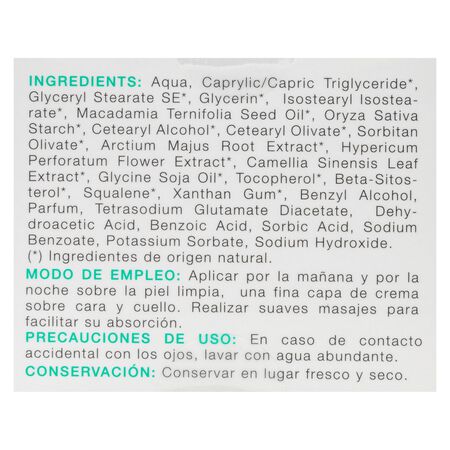 Crema facial natural Bodyplus 50ml piel mixta
