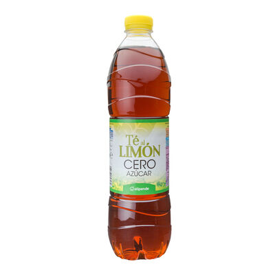 Refresco t&eacute; Alipende sin az&uacute;car botella 1,5l lim&oacute;n