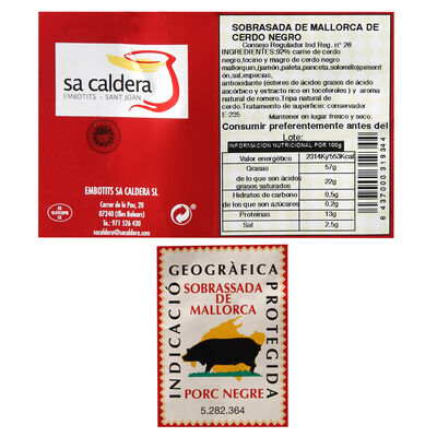 Sobrasada de cerdo negro Caldera