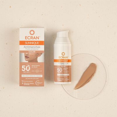 Fluido facial antimanchas Ecran 50ml FP50 Color