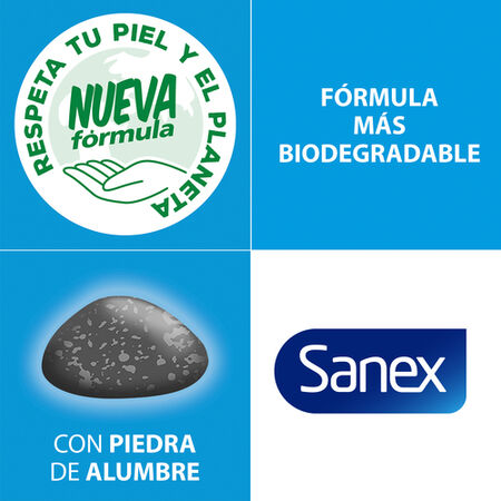 Desodorante spray Sanex Natur Protect piel normal 24h con piedra de alumbre 200ml