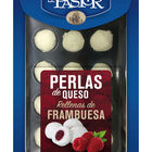 Perlas de queso con frambuesas El Pastor 125g