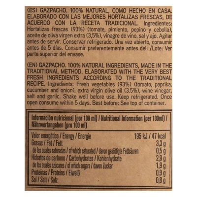 Gazpacho Don Sim&oacute;n 1l