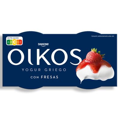 Yogur estilo griego Oikos pack 4 fresa