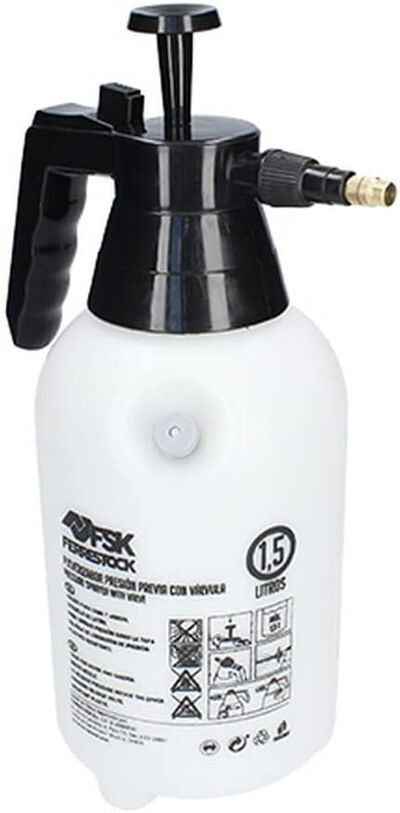 Pulverizador presión Ferrestock c/válvula 1,5l