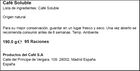 Caf&eacute; soluble natural La Estrella 190g