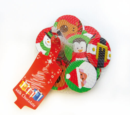 Chocolatina Monedas Navidad Crest 72gr