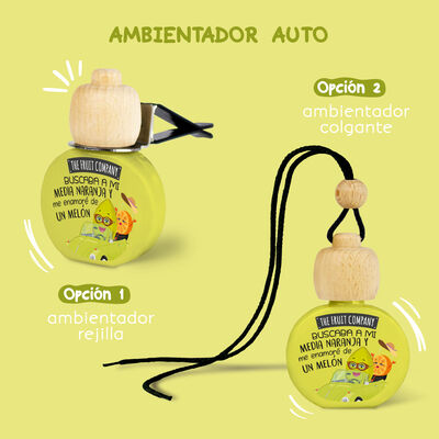 Ambientador Coche The Fruit Company Mel&oacute;n