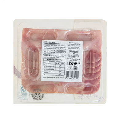 Jam&oacute;n cocido extra Alipende 97% 150gr