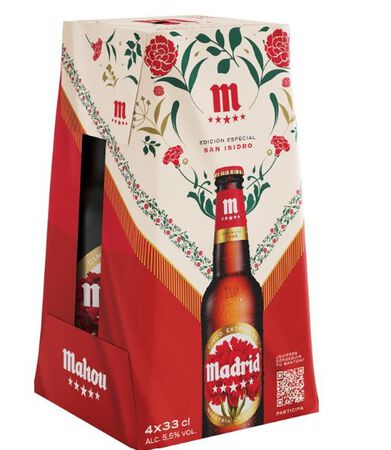 Cerveza Rubia Mahou 33cl