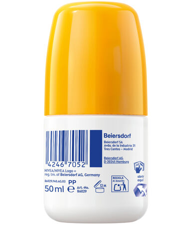 Crema solar roll-on Nivea 50ml factor de protecci&oacute;n 50 babies & kids sensitive