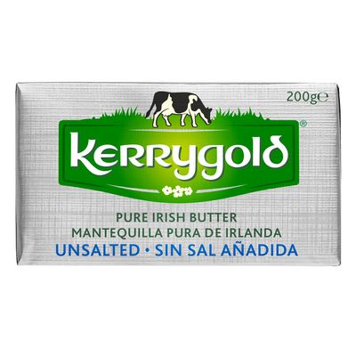 Mantequilla irlandesa Kerrygold 200g pastilla sin sal