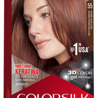 Tinte de cabello sin amon&iacute;aco Revlon Colorsilk n&ordm;55 casta&ntilde;o rojizo claro