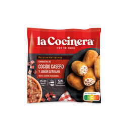 Croquetas artesanas cocido y jamón serrano La Cocinera 500g