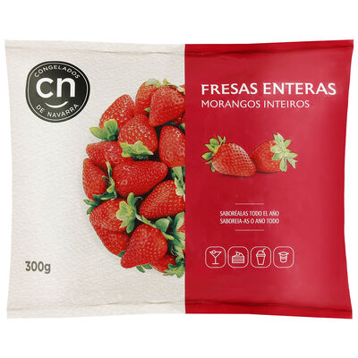 Fresas enteras congeladas