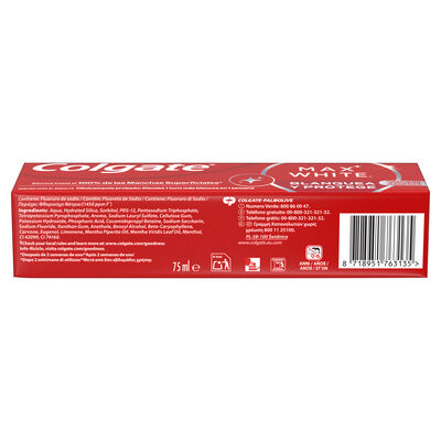 Pasta dental blanquea y protege Colgate 75ml Max White