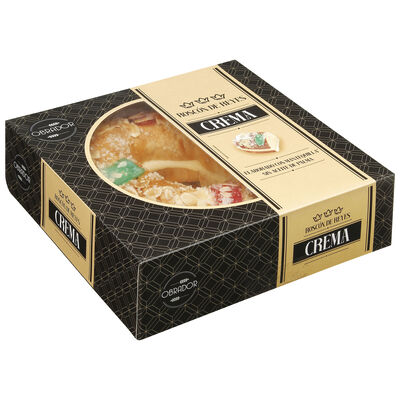 Rosc&oacute;n de Reyes relleno crema 450g