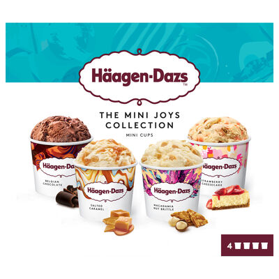 Helado Haagen-Dazs Joy Collection 4 uds