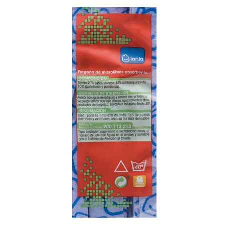 Fregona de microfibra Lanta absorbente