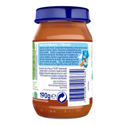 Tarro de jardinera con ternera Nestl&eacute; 190g