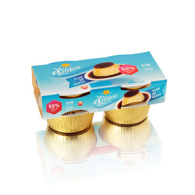 Flan de huevo sin gluten Reina pack 4 sin azucar