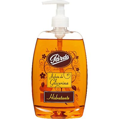 Jab&oacute;n l&iacute;quido dosificador Pardo 500ml Glicerina hidratante