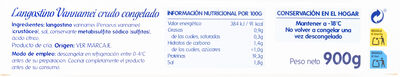 Langostino crudo Antonio y Ricardo 900g 27/36 piezas