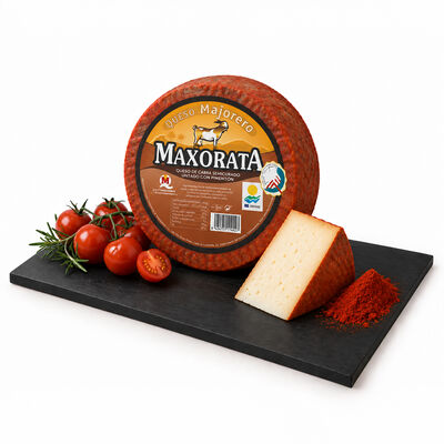 Queso majorero de cabra semicurado con piment&oacute;n Maxorata