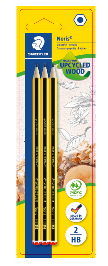 L&aacute;piz grafito Staedtler Noris 3 ud