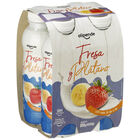 Yogur l&iacute;quido Alipende pack 4 fresa pl&aacute;tano
