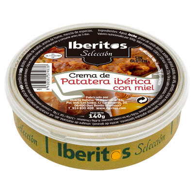Crema de patatera ibérica con miel Iberitos 140g