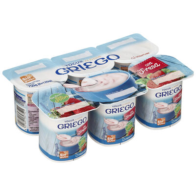 Yogur estilo griego Alipende pack 6 fresa