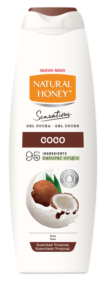 Gel de ducha Natural Honey 650 ml Coco